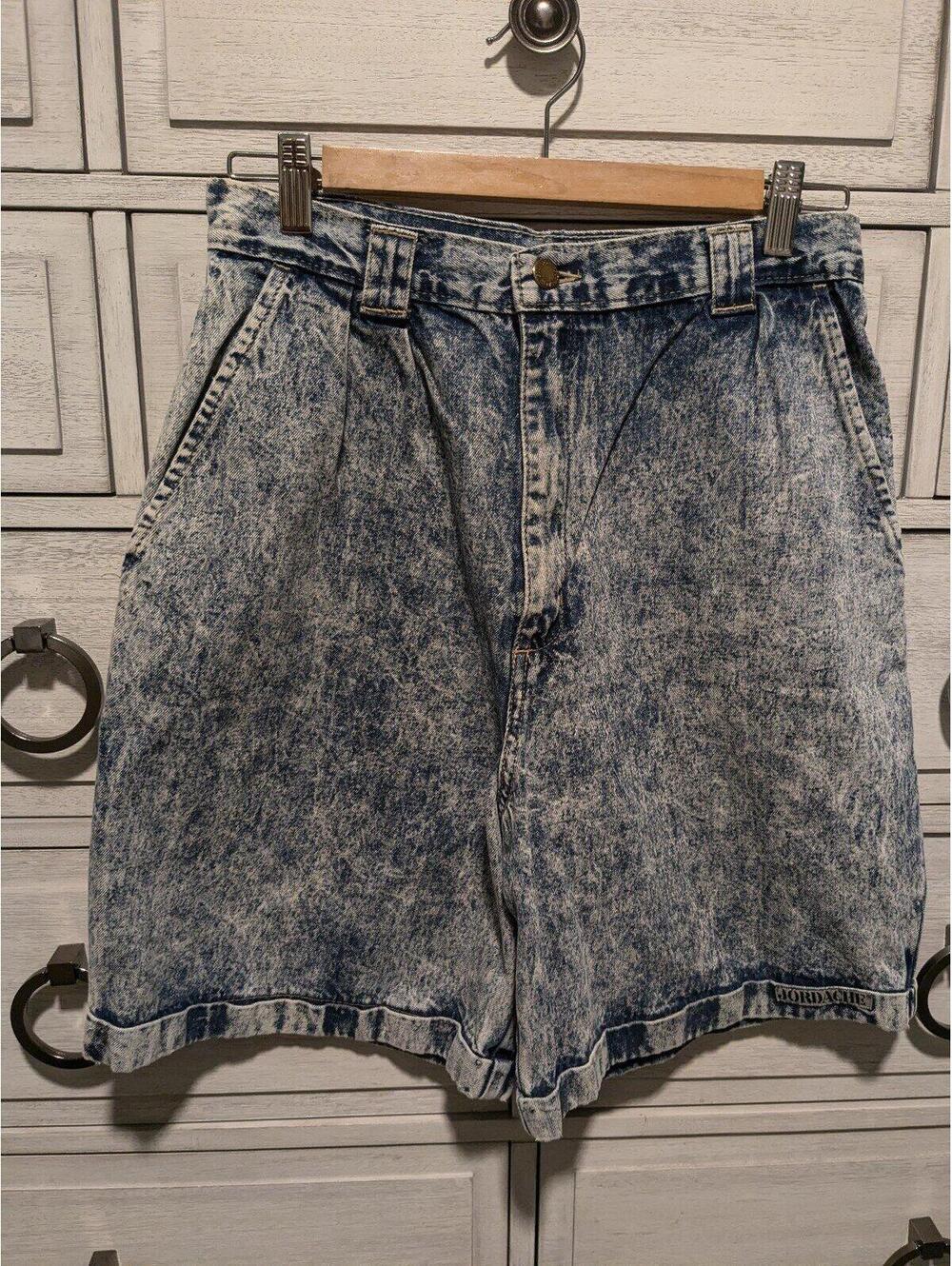 Vintage Jordache 1980s Denim Shorts size 12 women's Excellent Condition